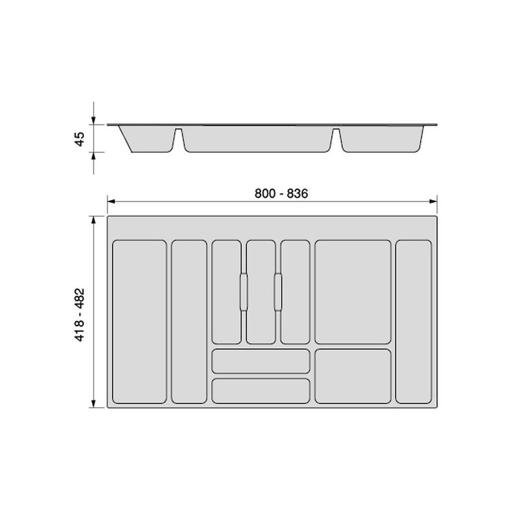 Porta Talheres — vista 2